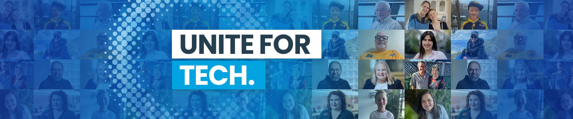 Unite for tech banner