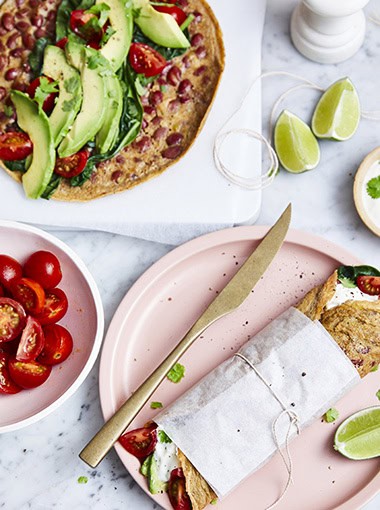 Bean, Chilli and Tomato Omelet