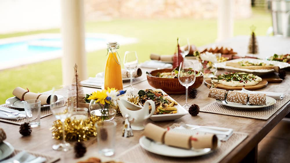 healthier Christmas menu