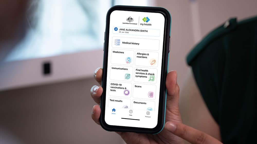 My Health Record mobile app 