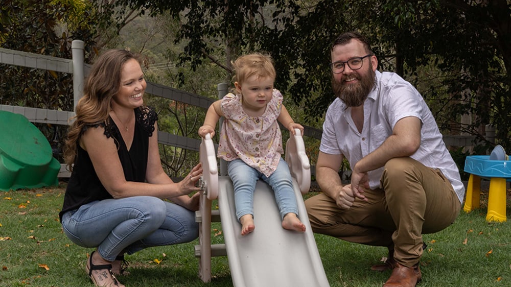 Tanya with her family