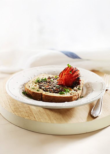 Veggie BBQ breakfast