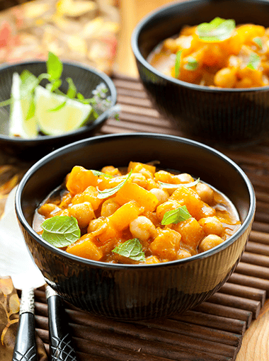 Chickpea Curry Baby Spinach